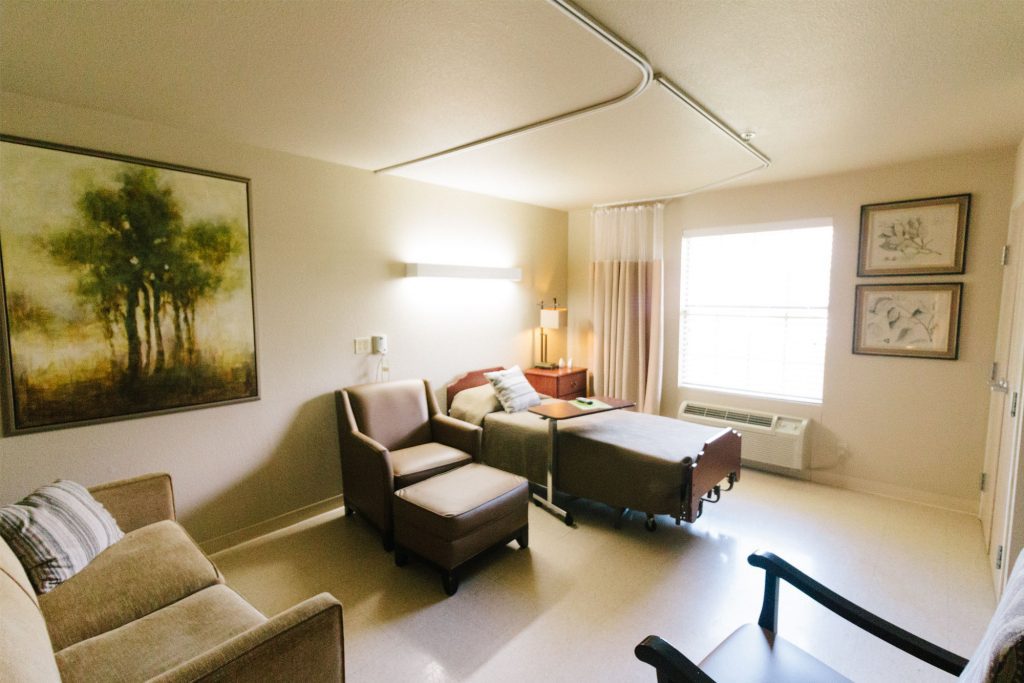A room available for long term care, short term care, respite care, and memory care